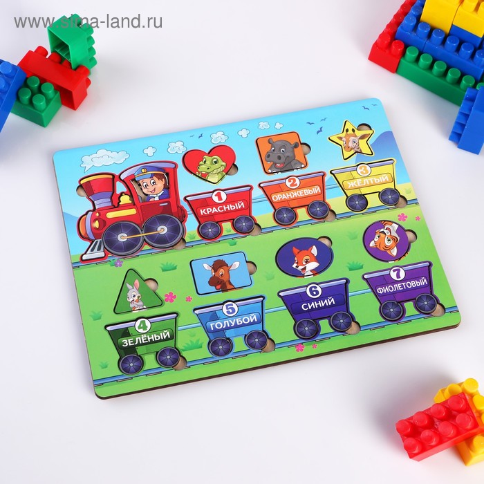 Сортер "Паровоз. Геометрические фигуры"
Сортер "Паровоз. Геометрические фигуры"