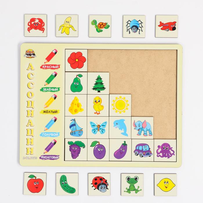 Сортер "Ассоциации. Цвета"
Сортер "Ассоциации. Цвета"