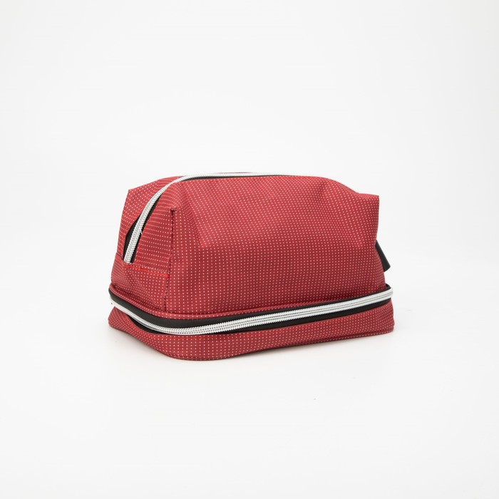Косметичка, 2 отдела на молниях, цвет бордовый
Косметичка, 2 отдела на молниях, цвет бордовый
