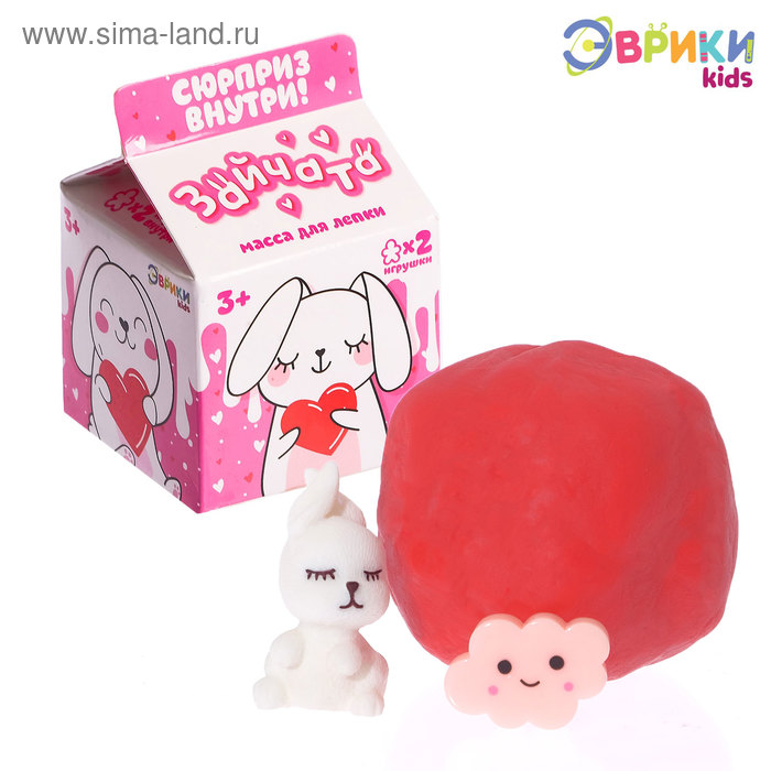 Масса для лепки «Зайчата» с игрушкой
Масса для лепки «Зайчата» с игрушкой