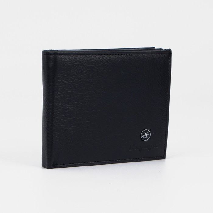 Портмоне без застёжки, для купюр, для карт, для монет, цвет чёрный
Портмоне без застёжки, для купюр, для карт, для монет, цвет чёрный