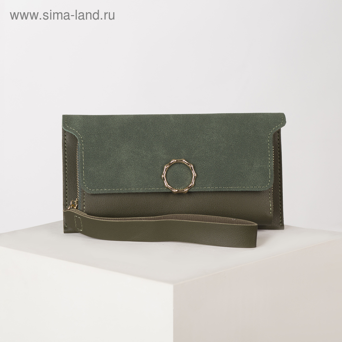 Кошелёк женский, 2 отдела на молнии, цвет зелёный
Кошелёк женский, 2 отдела на молнии, цвет зелёный