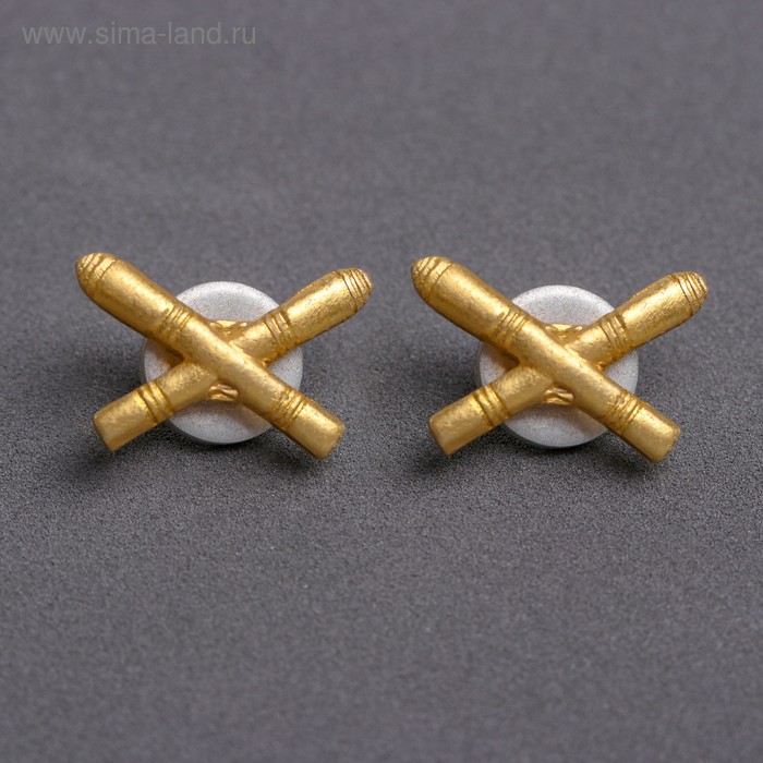 Эмблема «Артиллерия», пара, металл, цвет золотой
Эмблема «Артиллерия», пара, металл, цвет золотой