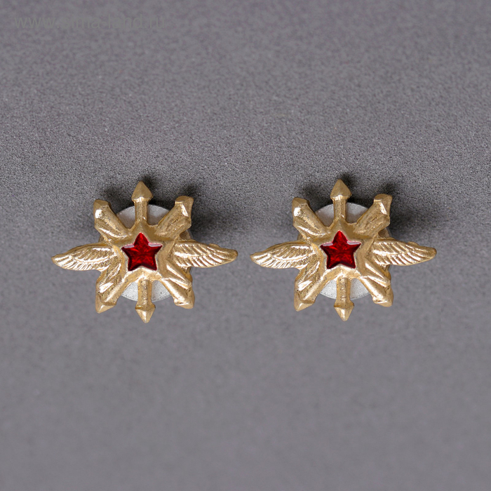 Эмблема «Войска связи», пара, металл, цвет золотой
Эмблема «Войска связи», пара, металл, цвет золотой