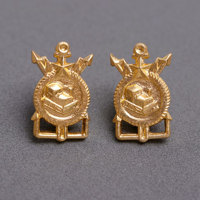 Эмблема «Строительные войска», пара, металл, цвет золотой
Эмблема «Строительные войска», пара, металл, цвет золотой