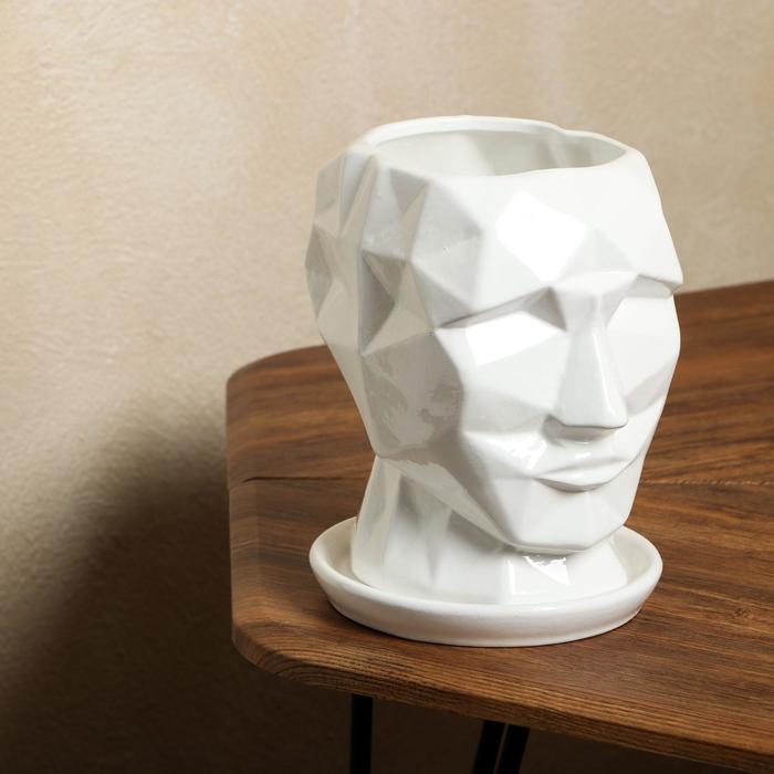 Горшок для цветов "Кай", белый, глянец, керамика, 2 л
Горшок для цветов "Кай", белый, глянец, керамика, 2 л