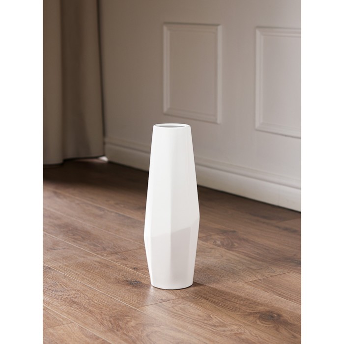 Ваза керамическая "Спектр", напольная, глянец, белый, 41.5 см
Ваза керамическая "Спектр", напольная, глянец, белый, 41.5 см