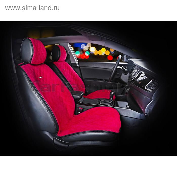 Накидки California, премиум велюр - экокожа, набор 2 шт, красный/черный
Накидки California, премиум велюр - экокожа, набор 2 шт, красный/черный