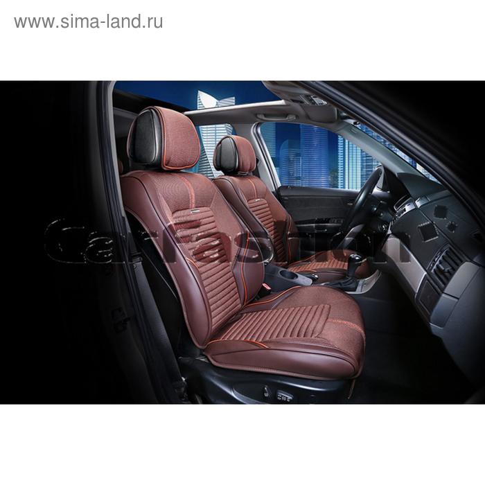 Накидки Sector, 3D, твид - экокожа, набор 2 шт, светло-коричневый
Накидки Sector, 3D, твид - экокожа, набор 2 шт, светло-коричневый