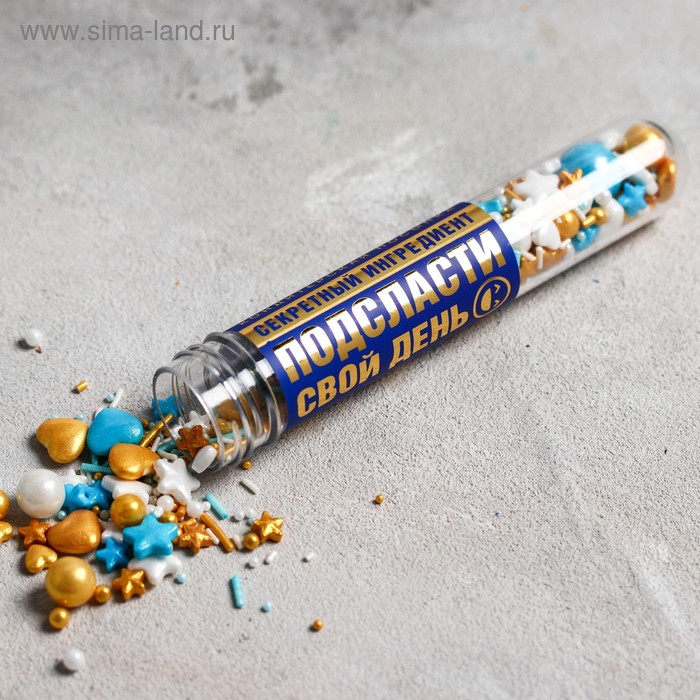 УЦЕНКА Кондитерская посыпка «Подсласти свой день»: 40 г.
УЦЕНКА Кондитерская посыпка «Подсласти свой день»: 40 г.