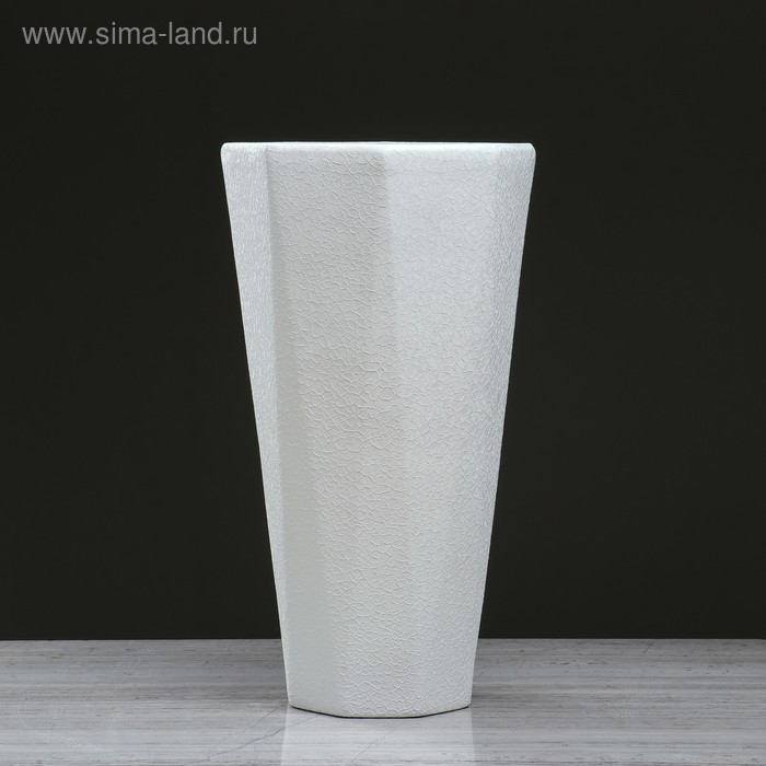 Кашпо "Комета", шёлк, белое, керамика, 8 л
Кашпо "Комета", шёлк, белое, керамика, 8 л