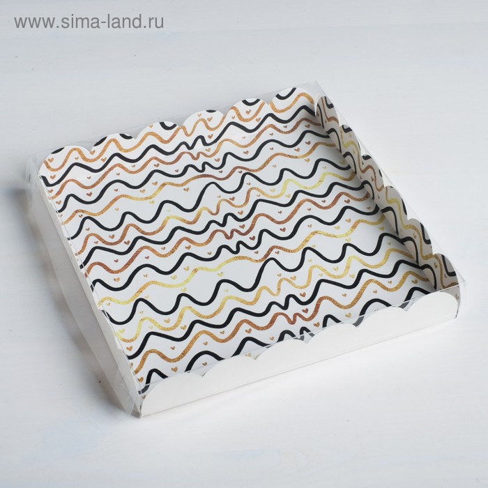 Коробка для кондитерских изделий с PVC-крышкой «You are loved», 21 × 21 × 3 см
Коробка для кондитерских изделий с PVC-крышкой «You are loved», 21 × 21 × 3 см