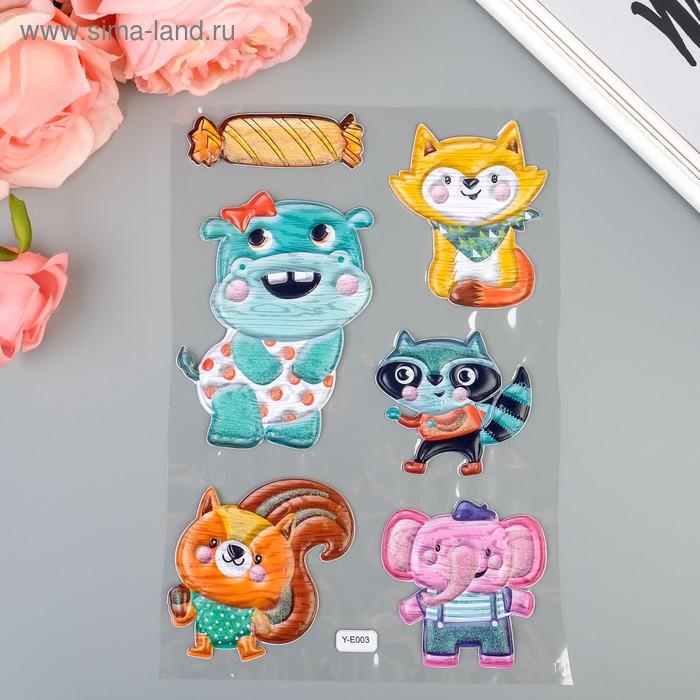 Наклейка пластик выпуклая текстура под дерево "Зверята" МИКС 30х18 см
Наклейка пластик выпуклая текстура под дерево "Зверята" МИКС 30х18 см