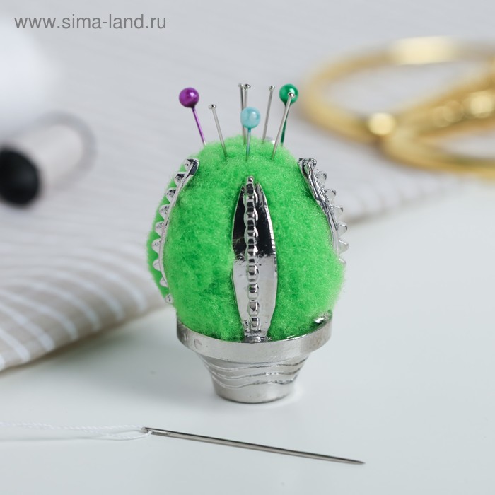 Игольница «Кактус», под серебро
Игольница «Кактус», под серебро