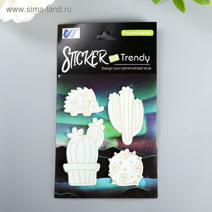 Наклейка пластик фосфорная "Кактусы/Туканы" МИКС 19х11 см 
Наклейка пластик фосфорная "Кактусы/Туканы" МИКС 19х11 см