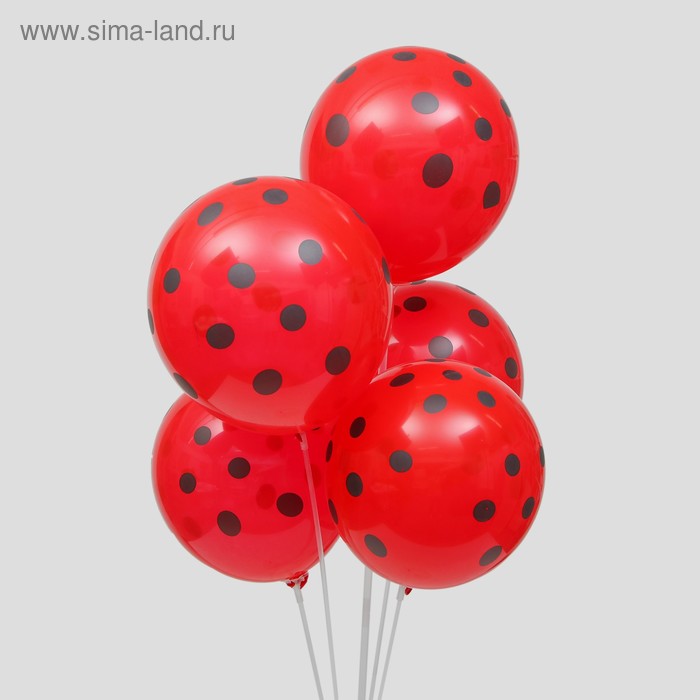 Шар латексный 12" «Горох», набор 50 шт., цвет красный
Шар латексный 12" «Горох», набор 50 шт., цвет красный