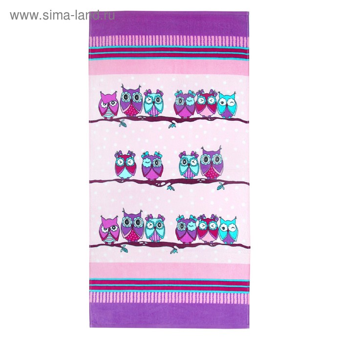 Полотенце «Совушки», размер 60 х 120 см
Полотенце «Совушки», размер 60 х 120 см