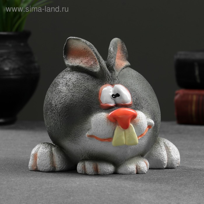 Копилка "Зайка" серый, 14х13х11см
Копилка "Зайка" серый, 14х13х11см