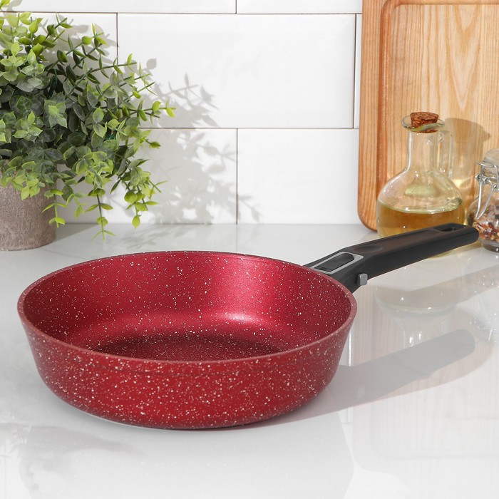 Сковорода литая, d=24 см, индукция, съёмая ручка, антипригарное покрытие, цвет красный
Сковорода литая, d=24 см, индукция, съёмая ручка, антипригарное покрытие, цвет красный