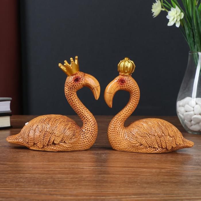 Сувенир полистоун "Фламинго в короне" набор 2 шт под дерево 13х6,3х14 см
Сувенир полистоун "Фламинго в короне" набор 2 шт под дерево 13х6,3х14 см