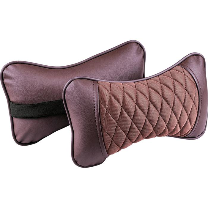 Подушка автомобильная, для шеи Element, жаккард-экокожа, кофе, 2 шт
Подушка автомобильная, для шеи Element, жаккард-экокожа, кофе, 2 шт