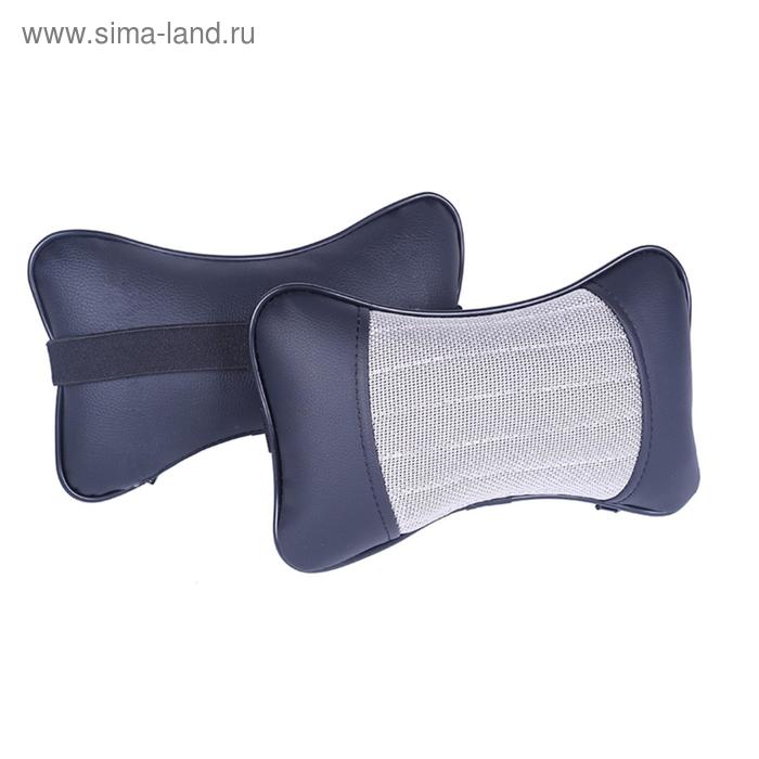 Подушка автомобильная, для шеи Sector, экокожа-текстиль, черный/светло-серый/черный, 2 шт
Подушка автомобильная, для шеи Sector, экокожа-текстиль, черный/светло-серый/черный, 2 шт