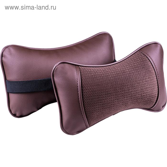 Подушка автомобильная, для шеи Space, экокожа-текстиль, кофе, 2 шт
Подушка автомобильная, для шеи Space, экокожа-текстиль, кофе, 2 шт