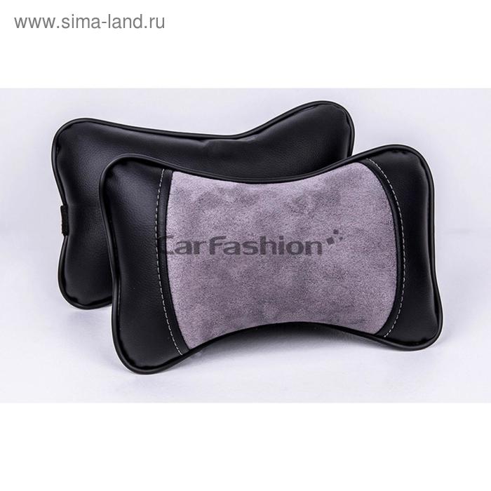 Подушка автомобильная, для шеи Stalker, экокожа-велюр, серый/черный/серый, 2 шт
Подушка автомобильная, для шеи Stalker, экокожа-велюр, серый/черный/серый, 2 шт