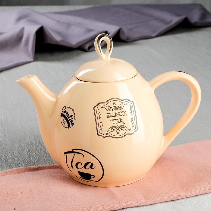 Чайник для заварки "Петелька", персиковый, чай, 0.8 л, микс 
Чайник для заварки "Петелька", персиковый, чай, 0.8 л, микс