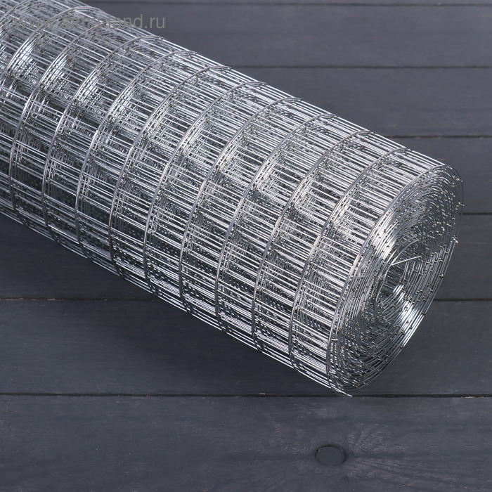 Сетка оцинкованная, сварная 0.5 × 10 м, ячейка 25 × 25 мм, d = 1 мм, металл
Сетка оцинкованная, сварная 0.5 × 10 м, ячейка 25 × 25 мм, d = 1 мм, металл