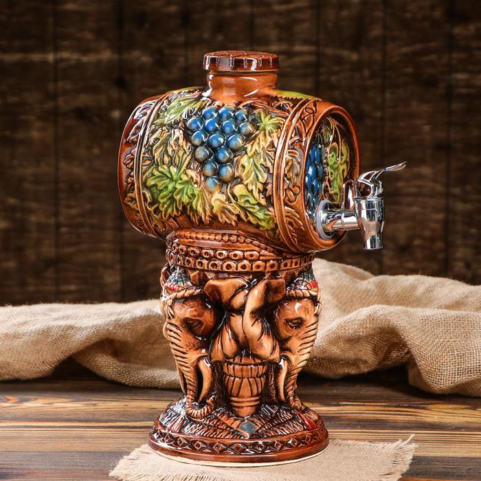 Бочка для вина "Слон", 1.8 л
Бочка для вина "Слон", 1.8 л