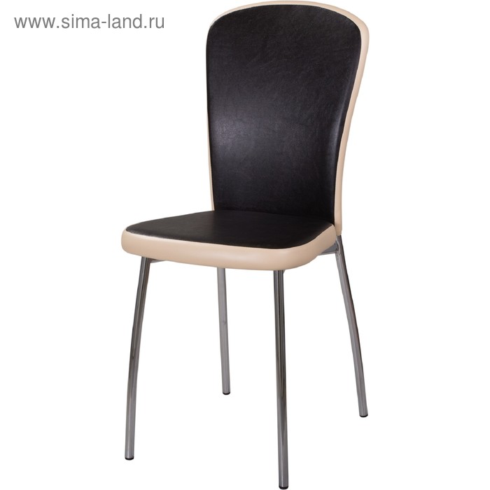 Стул кухонный, повышенной комфортности, "Палермо", черный венге/бежевый 
Стул кухонный, повышенной комфортности, "Палермо", черный венге/бежевый