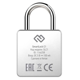 Умный замок Digma SmartLock C1, навесной, разбл.отпеч.пальца, 100мАч, цвет титановый (SRC1) 489858
Умный замок Digma SmartLock C1, навесной, разбл.отпеч.пальца, 100мАч, цвет титановый (SRC1) 489858