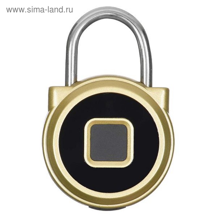 фото Умный замок digma smartlock r1, навесной, разбл.отпеч.пальца, 100мач, золотистый (slr1)