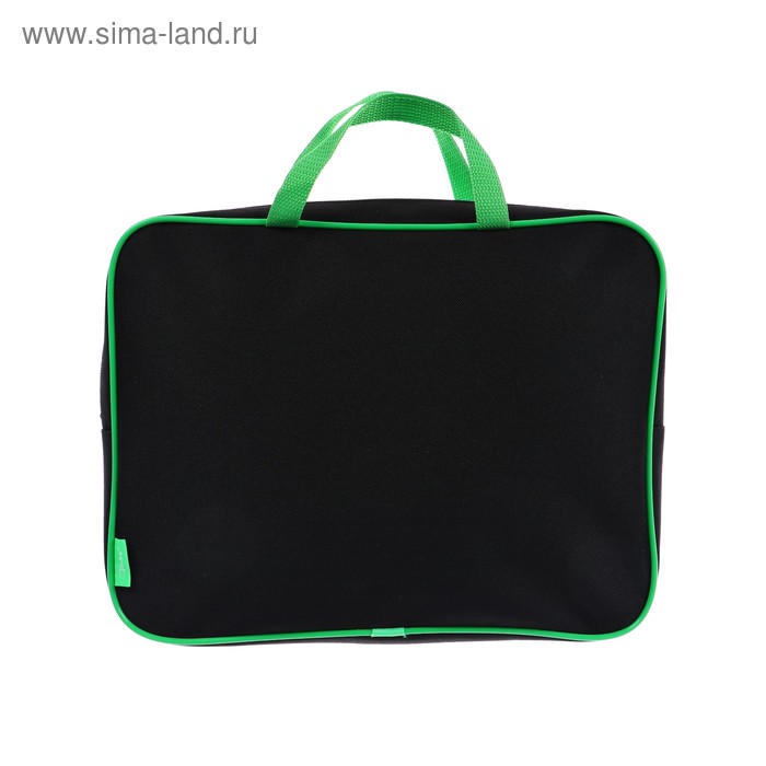 Папка с ручками, текстильная, А4, 350 х 265 х 80 мм, «Оникс», ПМД 4-42, «Офис», цвет чёрный-салатовый (ручка-тесьма)
Папка с ручками, текстильная, А4, 350 х 265 х 80 мм, «Оникс», ПМД 4-42, «Офис», цвет чёрный-салатовый (ручка-тесьма)