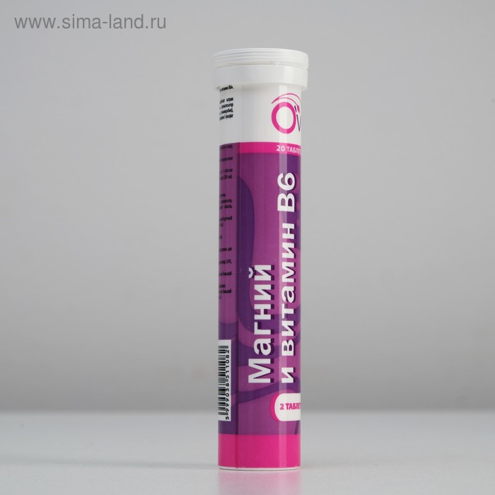 Магний и витамин В6 OVIE, антистресс и здоровый сон, 20 шипучих таблеток
Магний и витамин В6 OVIE, антистресс и здоровый сон, 20 шипучих таблеток
