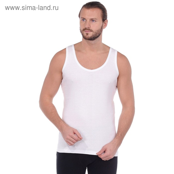 Майка мужская, цвет белый, размер 58 (XXXL)
Майка мужская, цвет белый, размер 58 (XXXL)