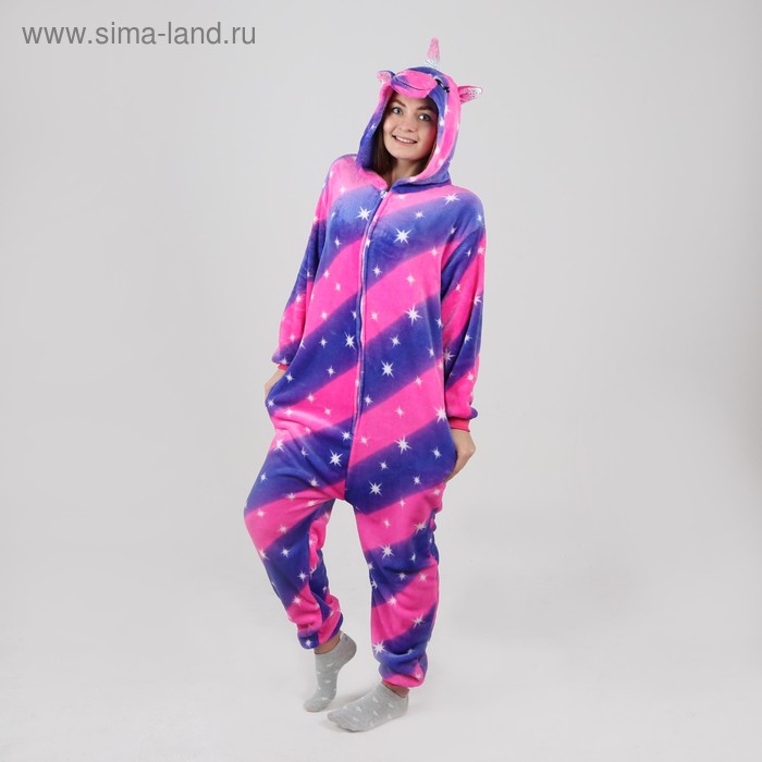 Кигуруми «Единорог Радуга», на замке, р. М, рост 164 см
Кигуруми «Единорог Радуга», на замке, р. М, рост 164 см