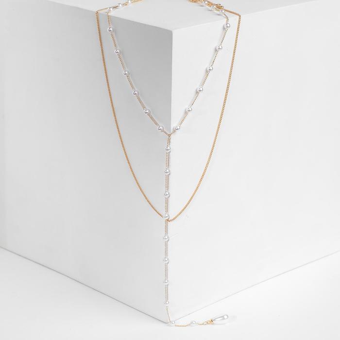 Бусы с жемчугом "Цепь" мелкие бусины, цвет белый в золоте , длина 50см
Бусы с жемчугом "Цепь" мелкие бусины, цвет белый в золоте , длина 50см