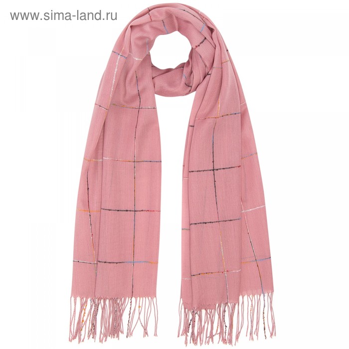 Палантин женский текстильный, цвет розовый, размер 70х190 
Палантин женский текстильный, цвет розовый, размер 70х190