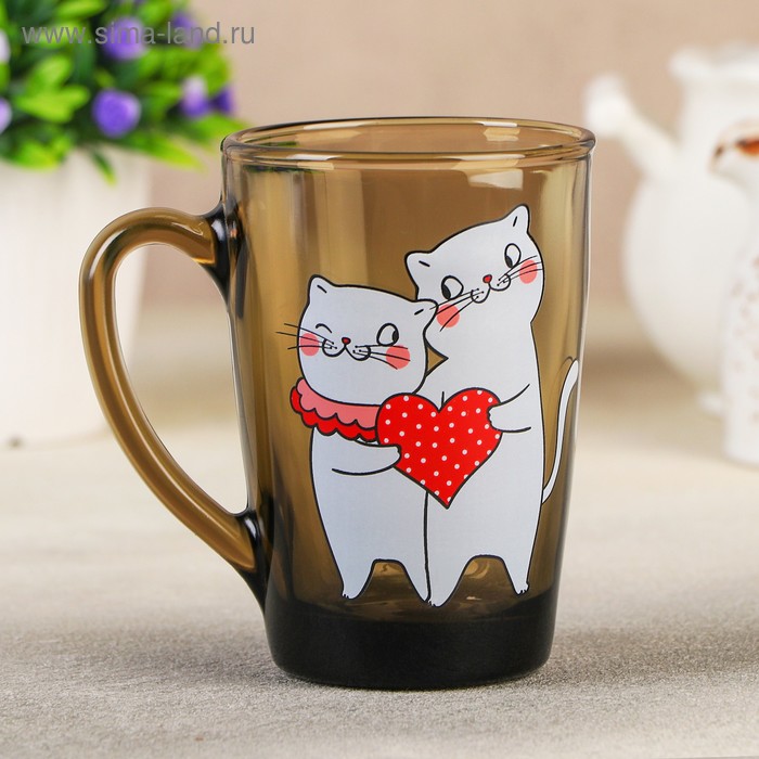 Кружка «Коты с сердцем», 300 мл, рисунок МИКС
Кружка «Коты с сердцем», 300 мл, рисунок МИКС
