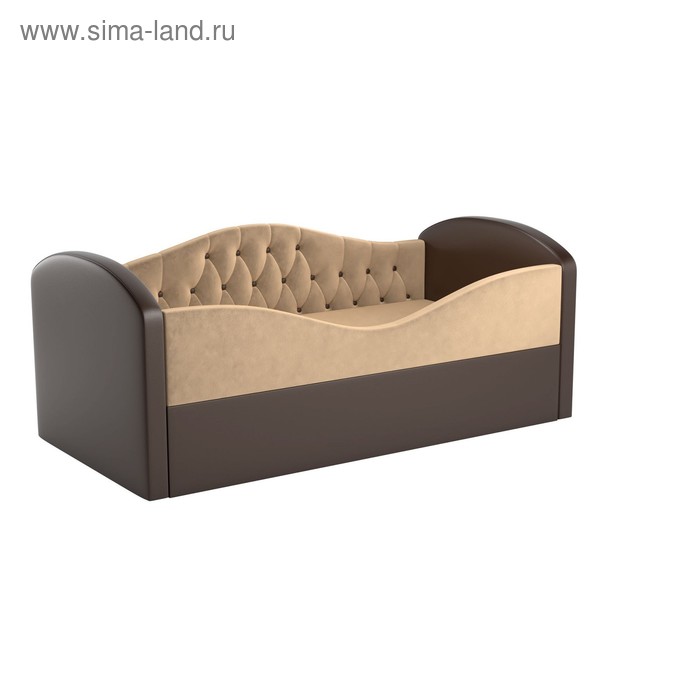 Детская кровать «Сказка Люкс», механизм выкатной, микровельвет, цвет бежевый / коричневый
Детская кровать «Сказка Люкс», механизм выкатной, микровельвет, цвет бежевый / коричневый
