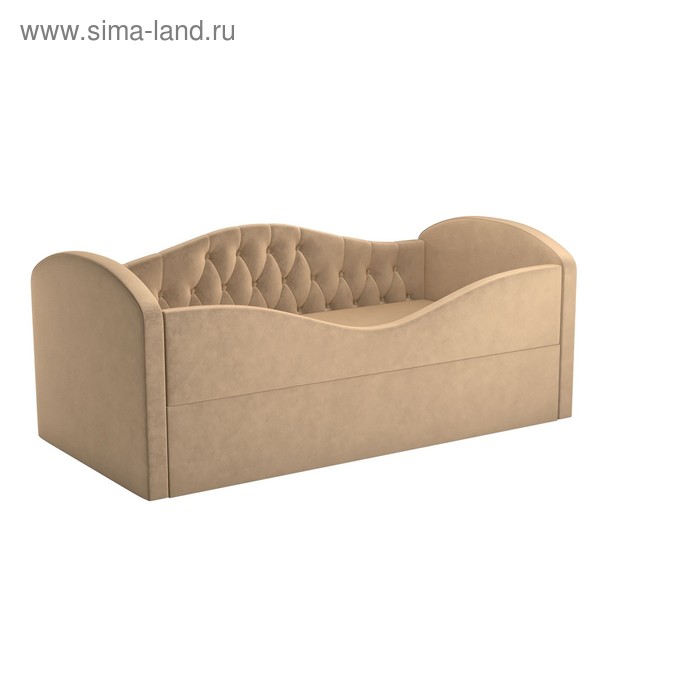 Детская кровать «Сказка Люкс», механизм выкатной, микровельвет, цвет бежевый
Детская кровать «Сказка Люкс», механизм выкатной, микровельвет, цвет бежевый