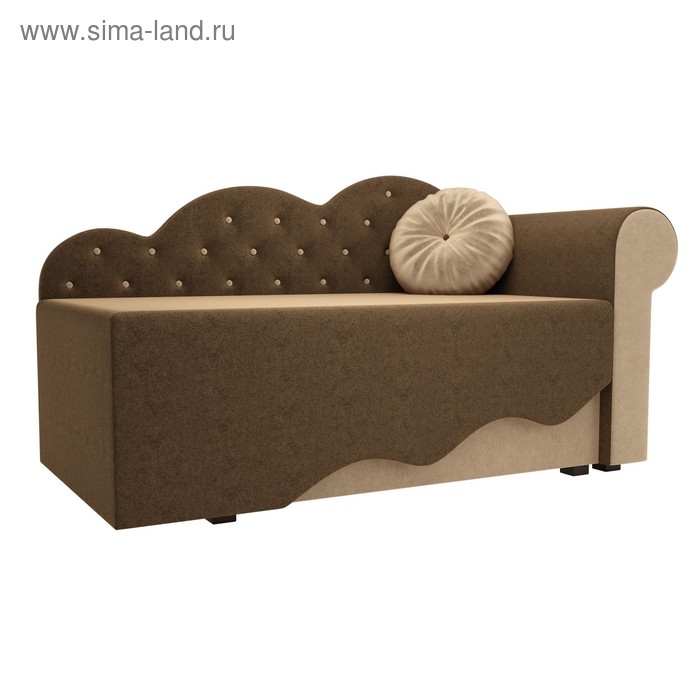 Детская кровать «Тедди 1», механизм выкатной, микровельвет, цвет коричневый / бежевый
Детская кровать «Тедди 1», механизм выкатной, микровельвет, цвет коричневый / бежевый