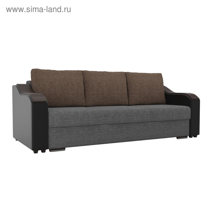 Прямой диван «Монако», механизм еврокнижка, рогожка, цвет серый / чёрный
Прямой диван «Монако», механизм еврокнижка, рогожка, цвет серый / чёрный