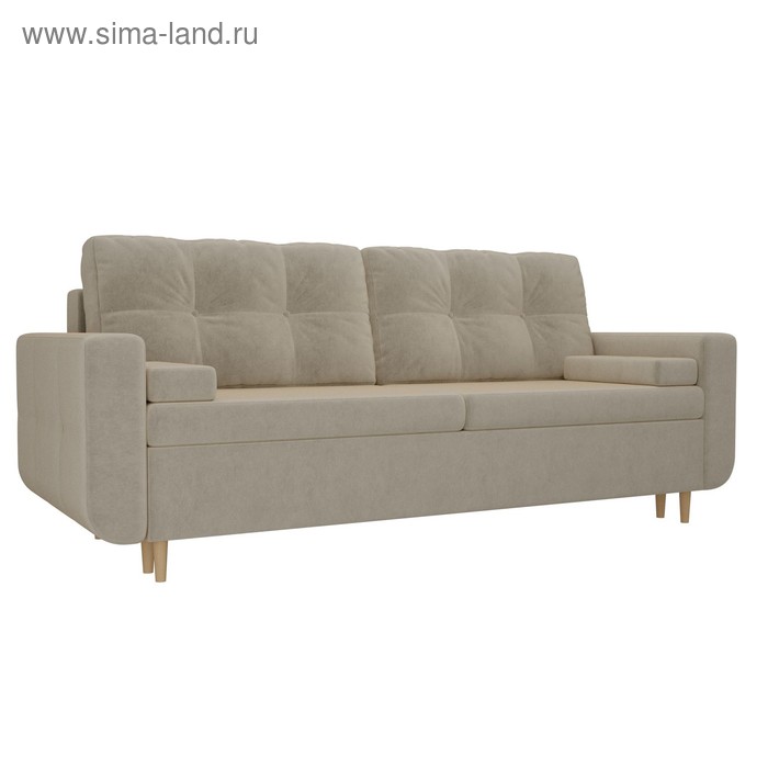 Прямой диван «Кэдмон», механизм еврокнижка, микровельвет, цвет бежевый
Прямой диван «Кэдмон», механизм еврокнижка, микровельвет, цвет бежевый