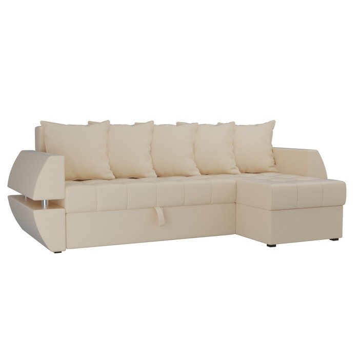 Угловой диван «Атлантида У/Т», механизм еврокнижка, экокожа, цвет бежевый
Угловой диван «Атлантида У/Т», механизм еврокнижка, экокожа, цвет бежевый