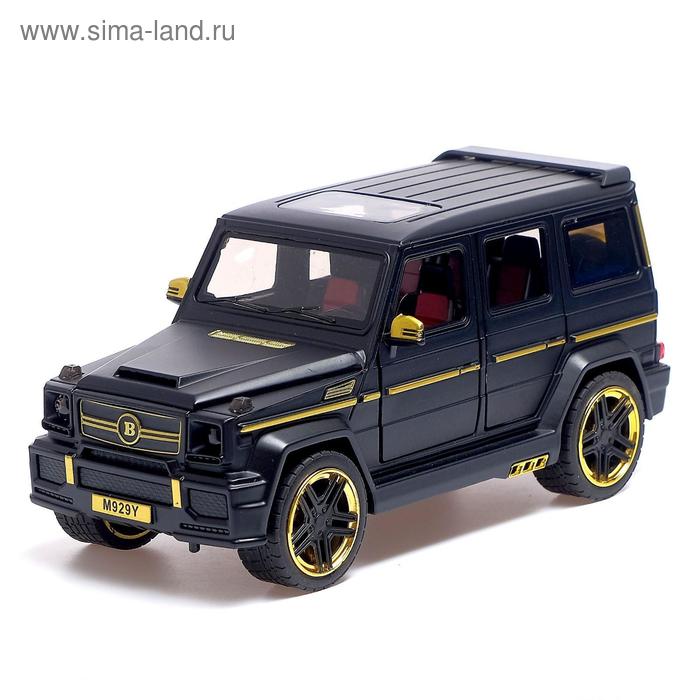 Машина металлическая «Джип», 1:24, открываются двери, капот, багажник, инерция, цвет черный
Машина металлическая «Джип», 1:24, открываются двери, капот, багажник, инерция, цвет черный