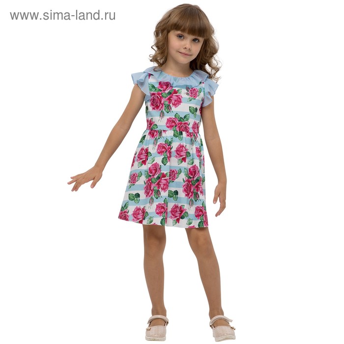 Платье для девочек, рост 104 см, цвет розово-голубой
Платье для девочек, рост 104 см, цвет розово-голубой
