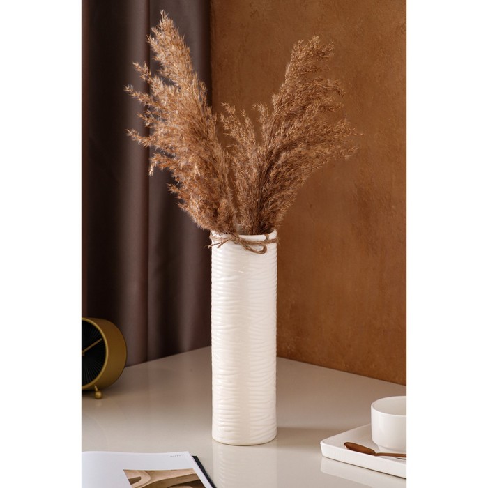 Ваза керамическая "Земфира", настольная, белая, 30 см
Ваза керамическая "Земфира", настольная, белая, 30 см